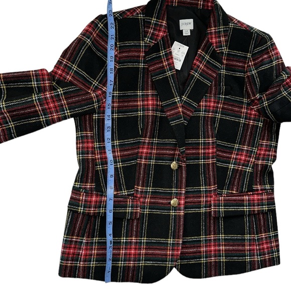 J.Crew Stewart Tartan Schoolboy Plaid Blazer - Picture 6 of 8